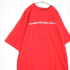 Million Dollar Doomsday × NUMLOK | Logo Print T-Shirt "Red"
