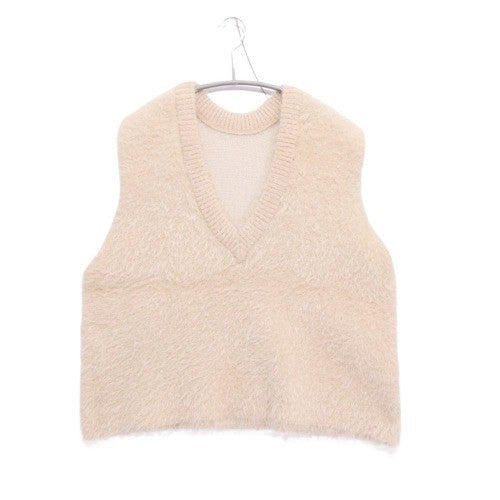 Discoat 24AW | 2WAY Feather Yarn Short Vest (DCZ10A2105A0007)