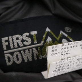 FIRST DOWN USA 90s | Reversible Down Jacket "Black / Grey" (740057)