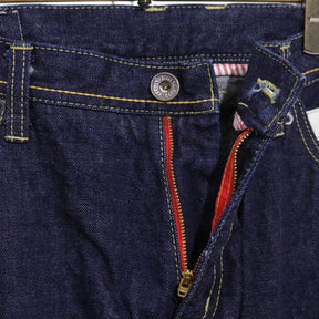 SQUARE | Mixed Material Patchwork Denim Pants "Straight"
