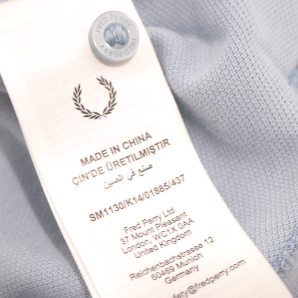 FRED PERRY x PALACE 25AW | Twin Tipped Polo Shirt "Dusty Blue"