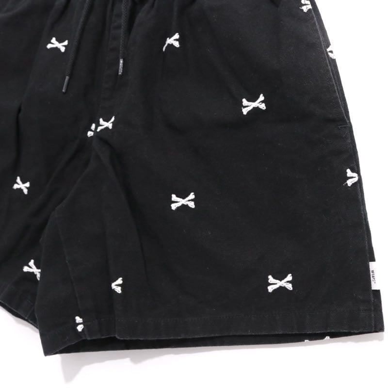 WTAPS 22SS | SEAGULL 03 / SHORTS / COTTON. OXFORD. TEXTILE "Black" (221TQDT-PTM06)