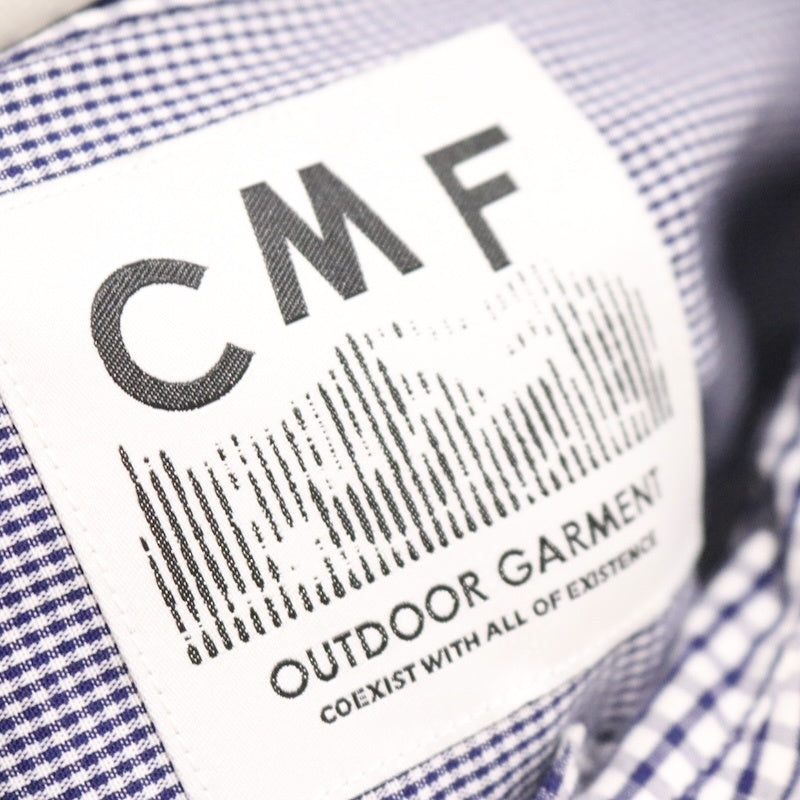CMF OUTDOOR GARMENT 21AW | PREP L/S SHIRT CHECK "Blue/White" (CMF2102-CS03J)