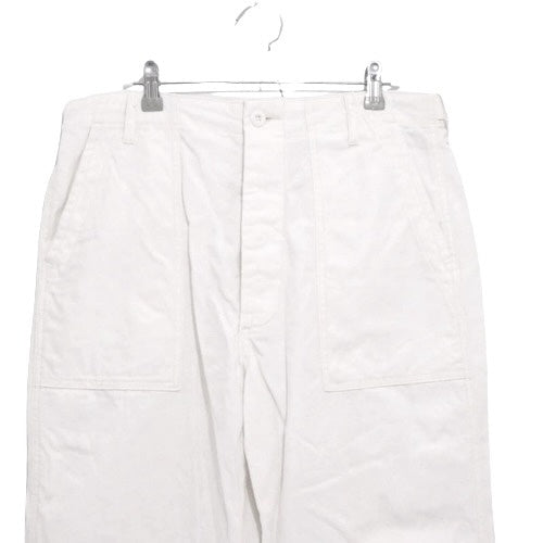 Backers | Cotton Twill Baker Pants "White"