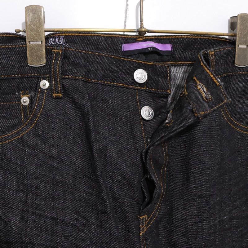 SWAGGER | Rigid Denim Pants "Dollar Patch" Slim Straight