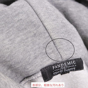 PANDEMIC 17AW | KICKS B Hoody MB × FORCE1 "Grey"