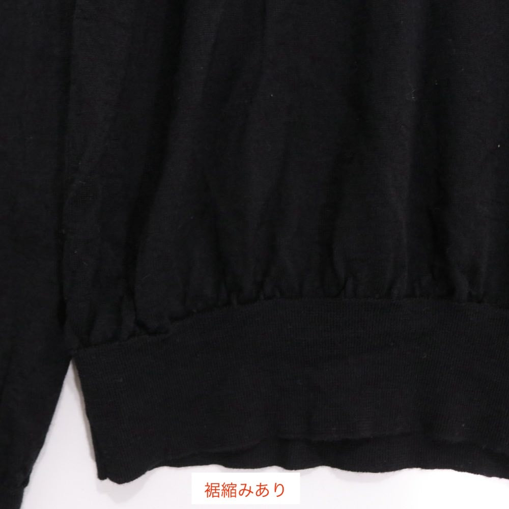 PRADA 23AW | High-Gauge Wool Crew-Neck Knit "Black" (DNA641 S152 128D)