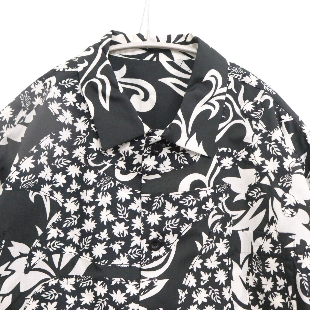 sacai(サカイ) 24SS Floral Embroidered Patch Shirt
