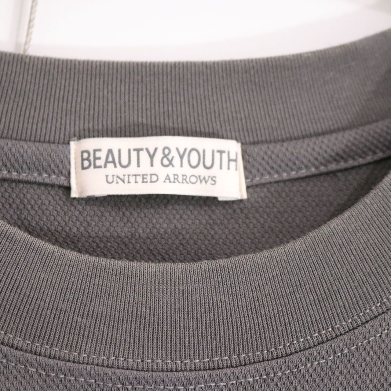 BEAUTY&YOUTH UNITED ARROWS(ビューティーアンドユース ユナイテッドアローズ) Air Dobby Wide Tapered Crew Neck T-shirt