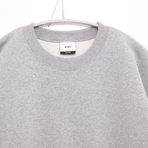WTAPS | IDENTITY / SWEATSHIRT / COTTON "Grey / ISSUE Print"