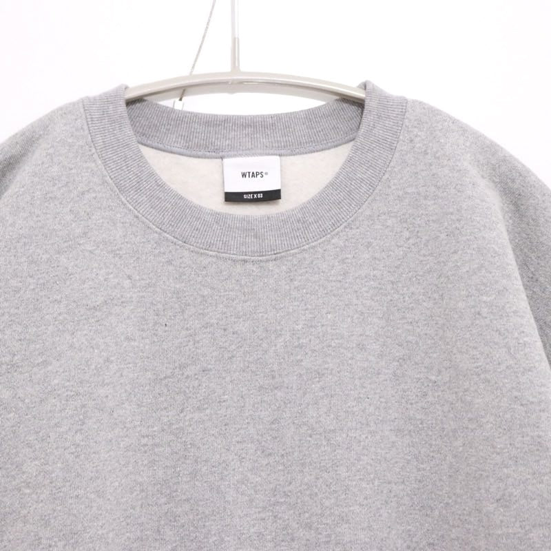 WTAPS | IDENTITY / SWEATSHIRT / COTTON "Grey / ISSUE Print"