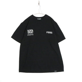 100ATHLETIC × FIDES × FIRST ORDER | S/S Tee "Black"
