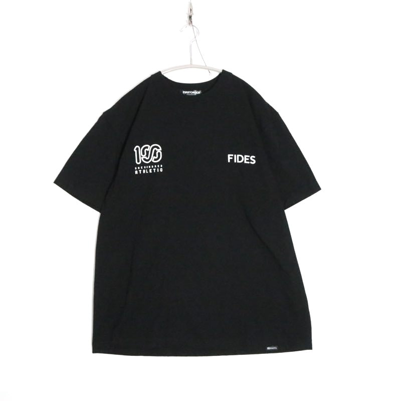 100ATHLETIC × FIDES × FIRST ORDER | S/S Tee "Black"