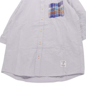 SILAS × JUN WATANABE | Oxford B.D. Shirt "Check Pocket" (Half Sleeve)