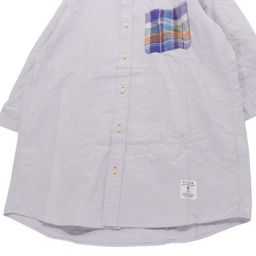 SILAS × JUN WATANABE | Oxford B.D. Shirt "Check Pocket" (Half Sleeve)