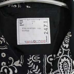 sacai × Reyn Spooner 21SS | Archive Print Mix Shirt "Navy" (21-02471M)