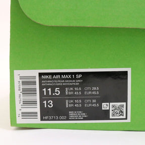 NIKE(ナイキ) 24ss HUF × Nike Air Max 1 "Anthracite and Medium Grey" PEAR