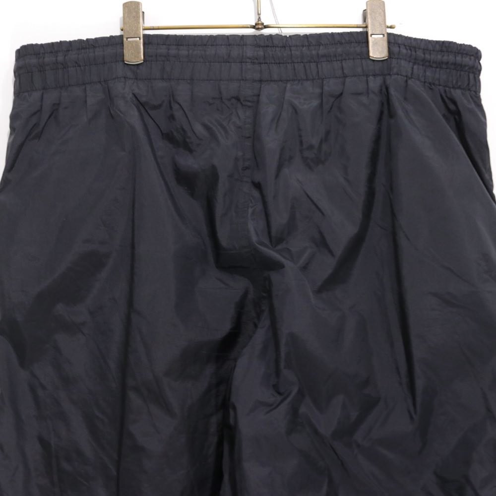 STUSSY 90s-00s | "Red & Blue Tag" Nylon Track Pants "Black / Orange