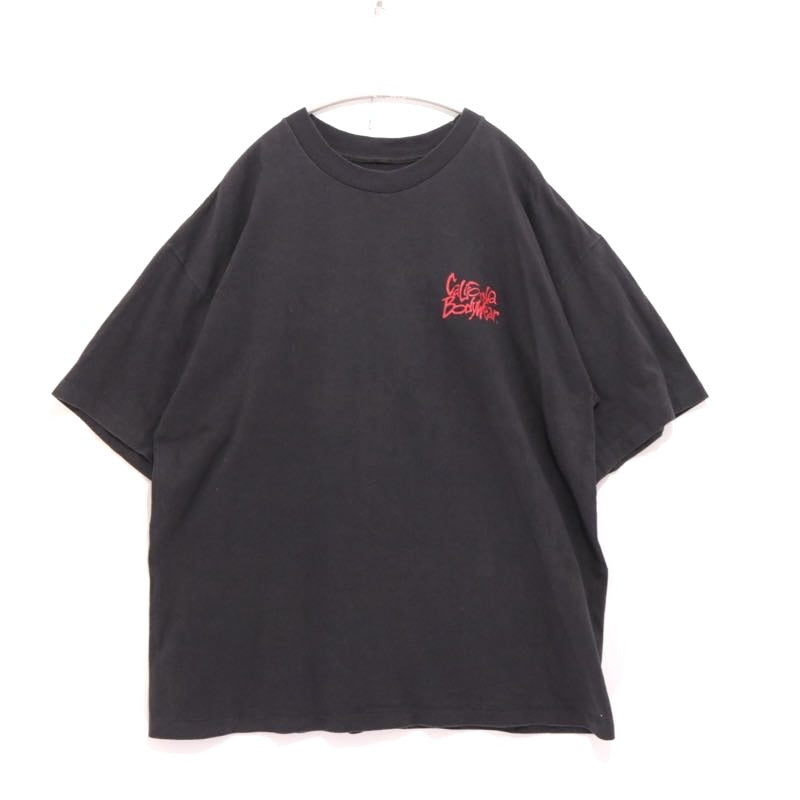 90s Vintage California Body Wear | "Old & Strong" Graphic T-Shirt "Black"
