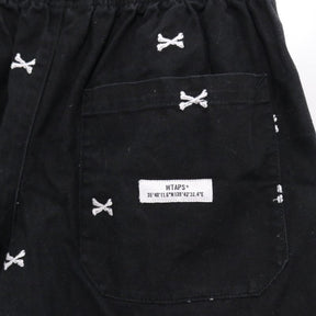 WTAPS 22SS | SEAGULL 03 / SHORTS / COTTON. OXFORD. TEXTILE "Black" (221TQDT-PTM06)
