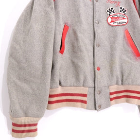 Gamemaster Marshall Clothing Mfg Co 60s | Vintage Award Jacket "Grey/Red" (Made in USA)