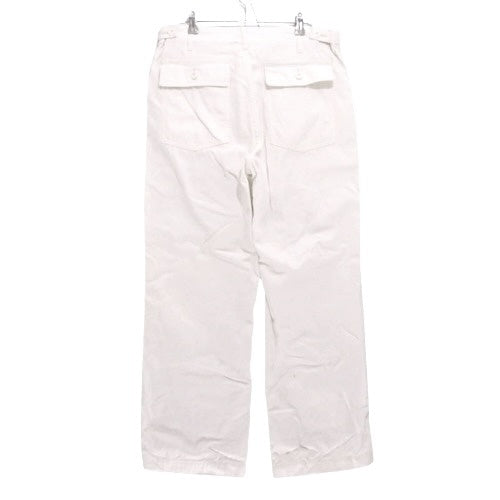 Backers | Cotton Twill Baker Pants "White"