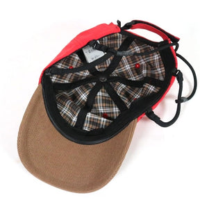 DAIWA PIER39 Tech 6panel Cap corduroy "Brown Red"(BC-34022)