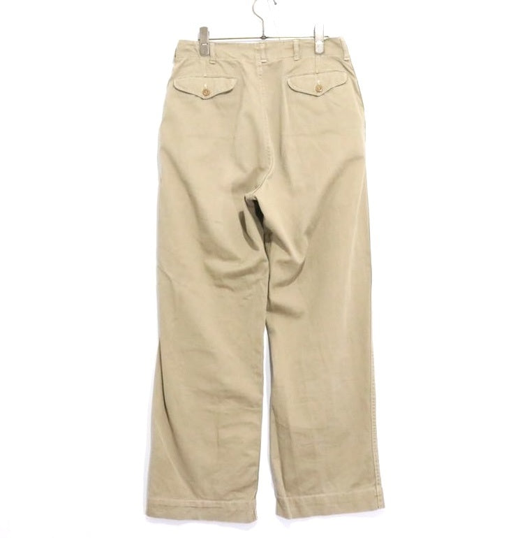 USMC | 40s M-41型 Military Chino Trousers "Beige" 海兵隊 復刻