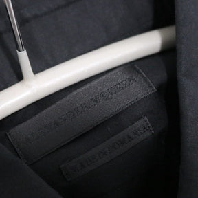 ALEXANDER MCQUEEN 13SS | S/S Button Down Shirt "Back Strap Detail" (Black)