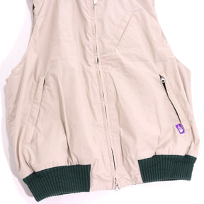 THE NORTH FACE PURPLE LABEL | 65/35 Field Insulation Vest "Beige / Green" (NY2400N)