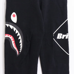 A BATHING APE 19SS | F.C.R.B. SHARK SWEAT PANTS "Black" (001PTF231902X)