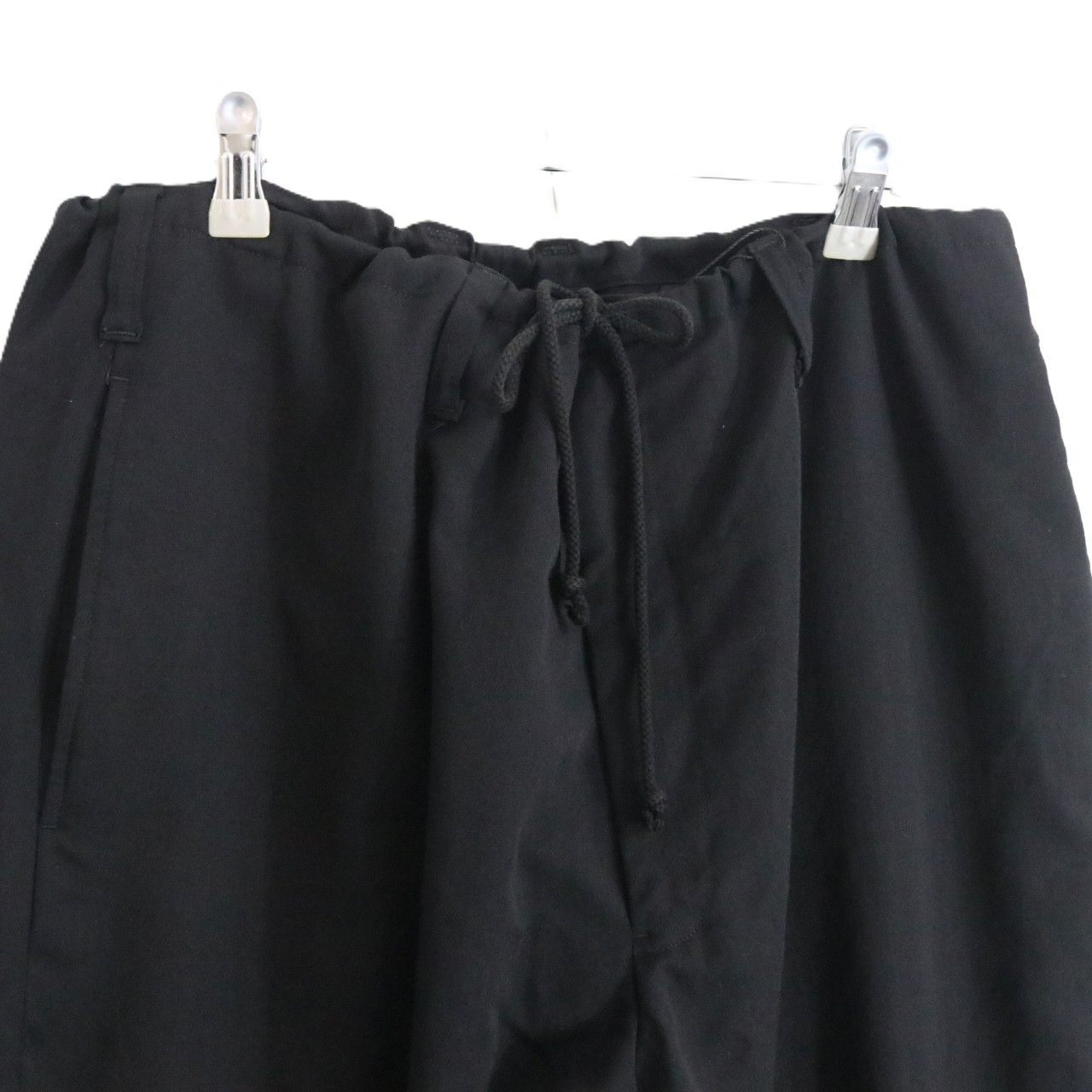 yohji yamamoto POUR HOMME(ヨウジヤマモトプールオム) 18ss Gabardine Classic Draw String Pants