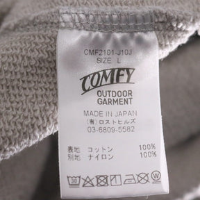 CMF OUTDOOR GARMENT 21SS | Mixed Material Sweat Hoodie "Beige" (CMF2101-J10J)