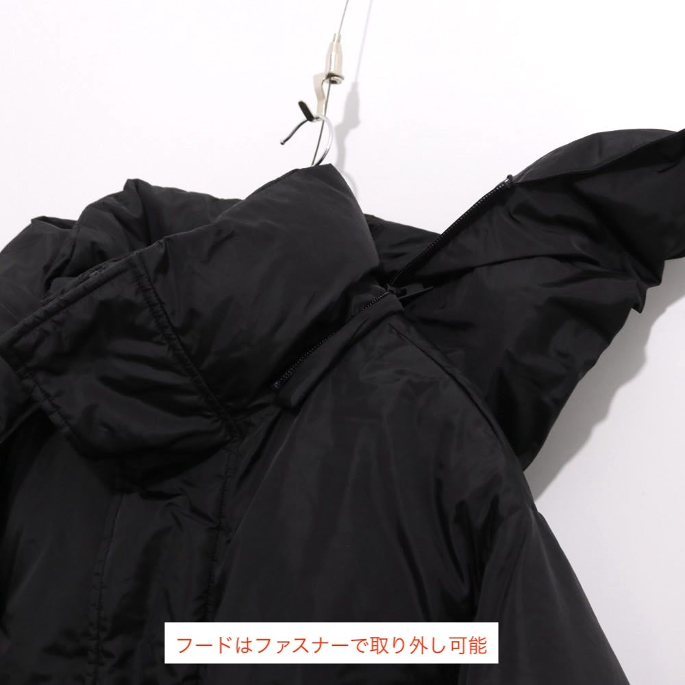 MM6 Maison Margiela 23AW | Back Brand Logo Padded Nylon Jacket "Black" (M60398-MM001)