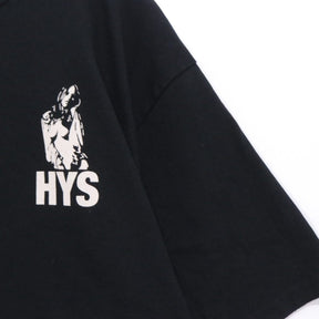 HYSTERIC GLAMOUR 21SS | "HYS EXPERIENCE" T-Shirt "Black" (02211CT13)