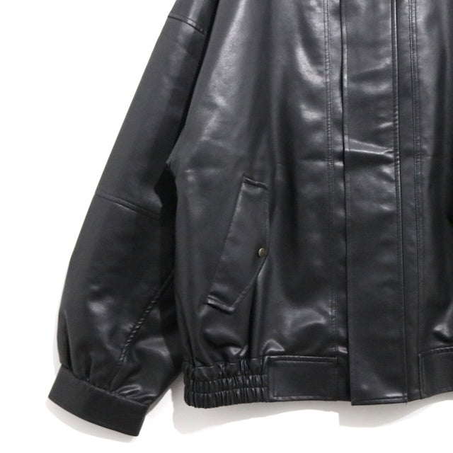 Discoat 23AW | Vintage PU Leather Jacket "Black" (DPZ2032107A0003)