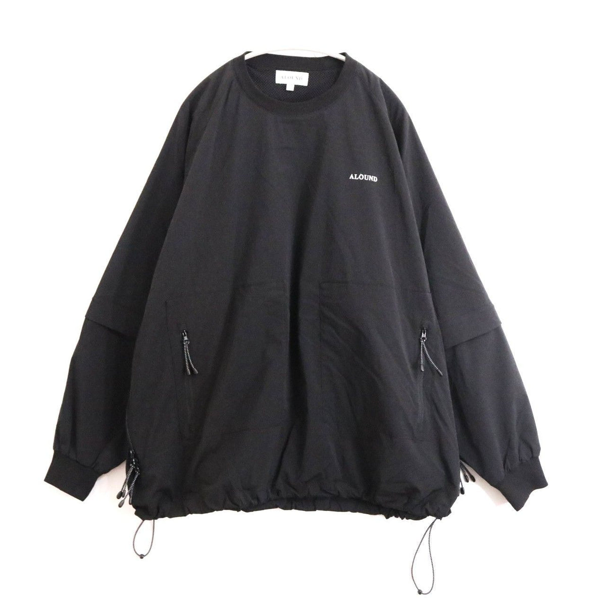 ALOUND(アラウンド) 25AW WIDE DETACHABLE NYLON PULLOVER