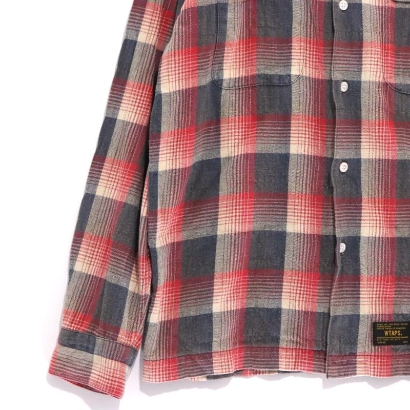 WTAPS 12SS | Union L/S Shirt "Red/Gray"