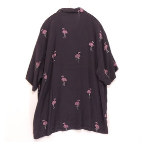 TOWN 25SS | FLAMINGO Open Collar Shirt "Flamingo Pattern" (25SS-SNTN-01)