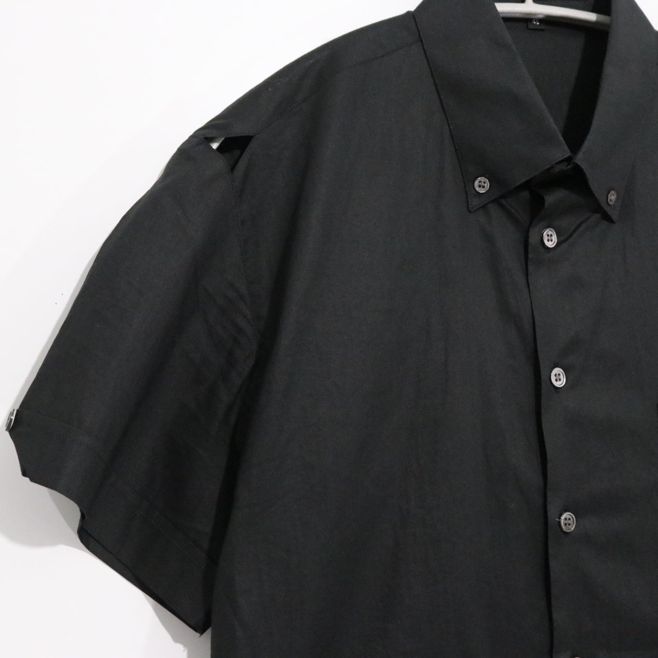 RAF SIMONS 06SS | Button Down S/S Shirt "Icarus Surgit" (Black)