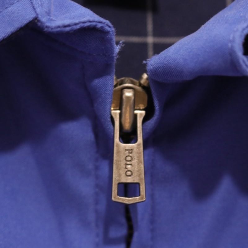 Polo by Ralph Lauren 90s | Polyester Swing Top Jacket "Blue"