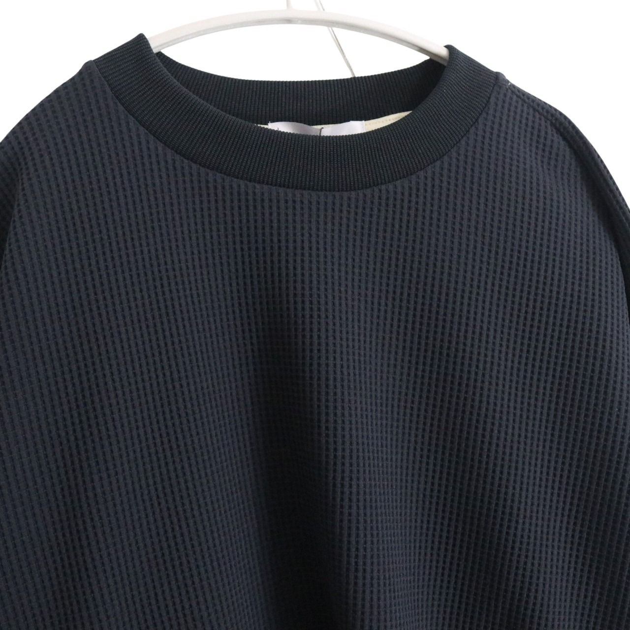 narifuri (ナリフリ)Multi Waffle Crew Neck Sweatshirt