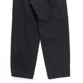 sacai 21AW | Chino Grosgrain Wide Tapered Pants "Black" (21-02652M)