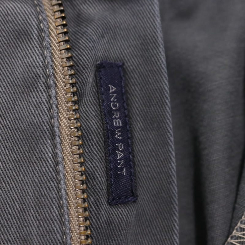 Polo Ralph Lauren 90s | ANDREW PANT 2-Tuck Slacks "Grey"