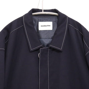 monkey time 20SS | TR Twill Stitch Zip Blouson "Navy" (8325-174-0615)