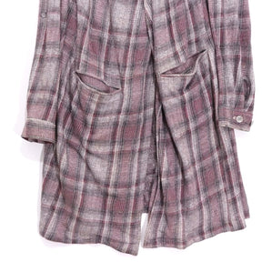 MIHARAYASUHIRO 17SS | Flannel Check Long Shirt Coat (71091178)