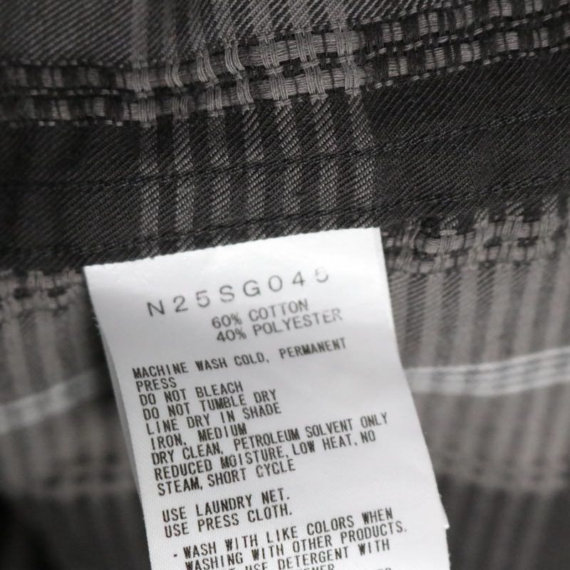 THE NORTH FACE PURPLE LABEL 25SS | Plaid Dobby Field Shirt "Asphalt Gray" (N25SG045)