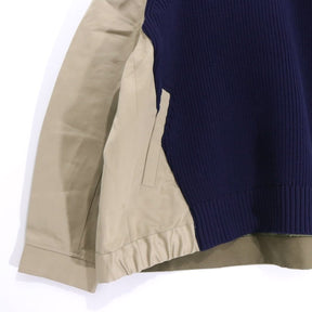 sacai 25SS | Cotton Chino Mix Pullover (25-03606M)
