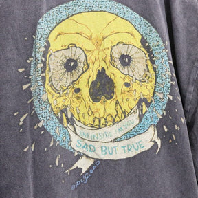 METALLICA | "Sad But True" Pushead Reprint T-Shirt ”Fade Black”