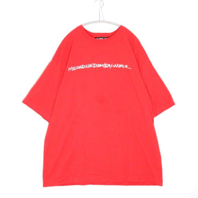 Million Dollar Doomsday × NUMLOK | Logo Print T-Shirt "Red"